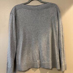 Lands’ End Outfitters Gray Boat Neck Sweater – Size XS – Like New